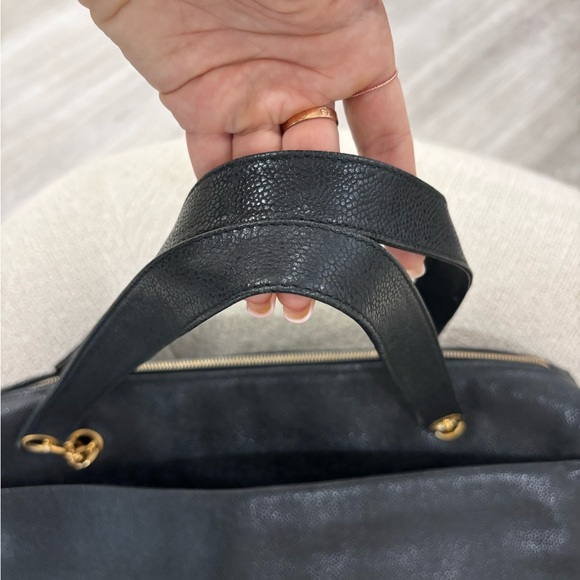 Authentic CHANEL large caviar zip tote laptop business executive bag - Picture 5 of 16